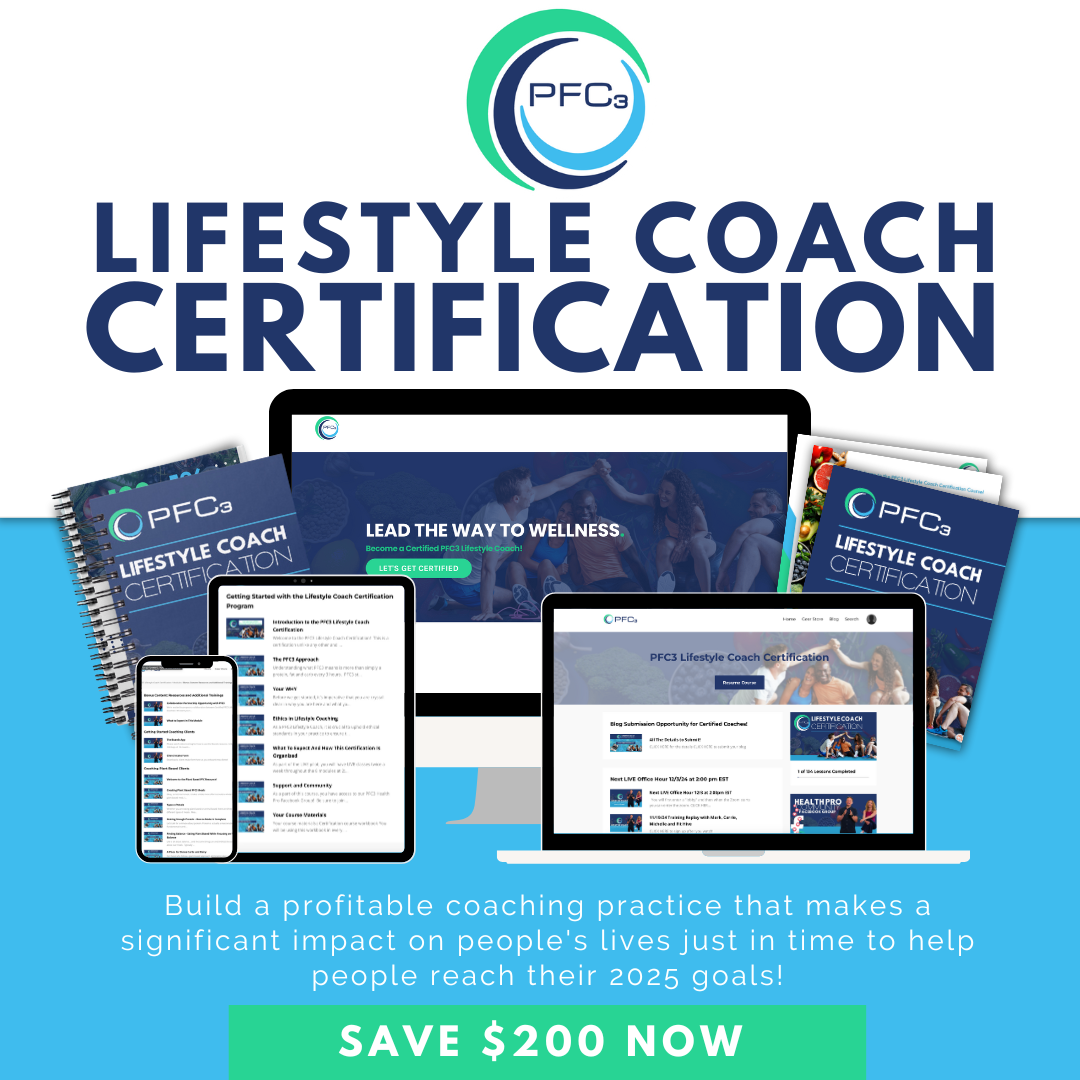 PFC3 Lifestyle Certification Course Books
