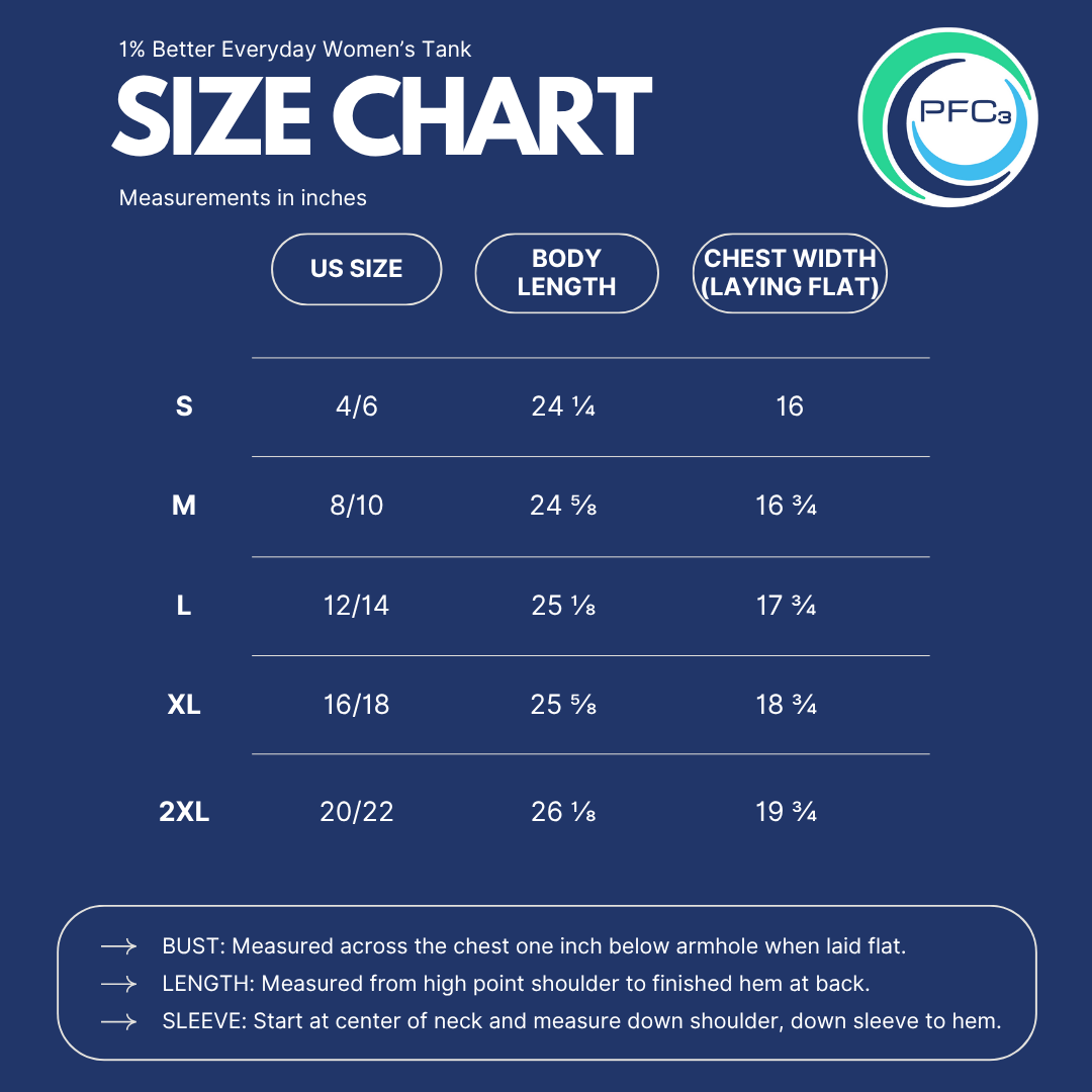 **NEW** PFC3 1% Better Ladies Tank